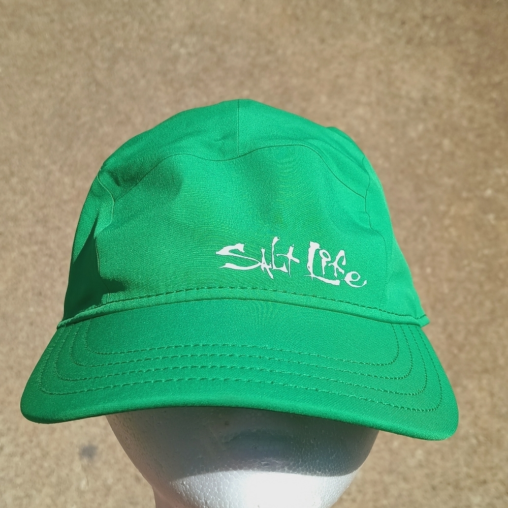 Salt Life Green Strapback Outdoors Hat